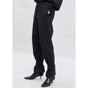 The Frankie Shop Tab Cuff Sweatpants Black Size XS
